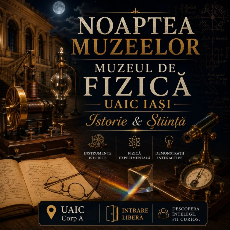 Prima participare a Muzeului de Fizică UAIC la Noaptea Muzeelor