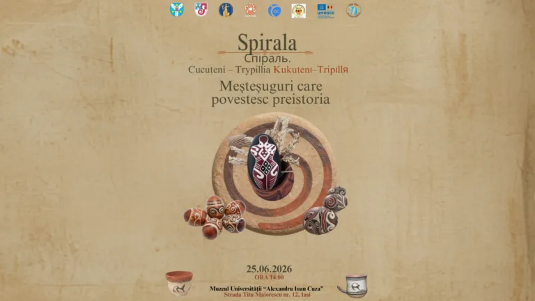 𝑺𝒑𝒊𝒓𝒂𝒍𝒂 – Спіраль. 𝑪𝒖𝒄𝒖𝒕𝒆𝒏𝒊-𝑻𝒓𝒚𝒑𝒊𝒍𝒍𝒊𝒂 – Кукутені-Трипілля. 𝑴𝒆𝒔̦𝒕𝒆𝒔̦𝒖𝒈𝒖𝒓𝒊 𝒄𝒂𝒓𝒆 𝒑𝒐𝒗𝒆𝒔𝒕𝒆𝒔𝒄 𝒑𝒓𝒆𝒊𝒔𝒕𝒐𝒓𝒊𝒂